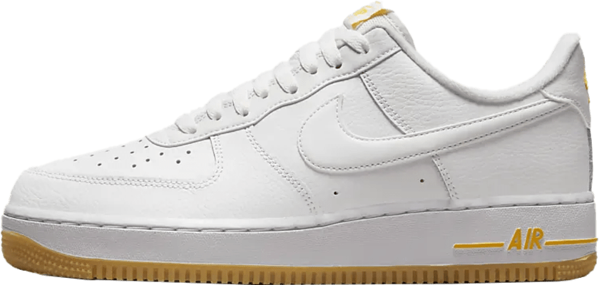 Nike Air Force 1 '07 "White University Gold"