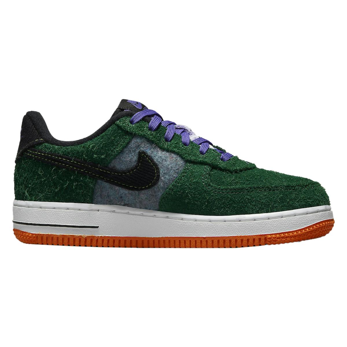 Nike Air Force 1 Low GS "Shaggy Green Suede"