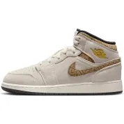 Air Jordan 1 Mid SE GS "Brown Elephant"