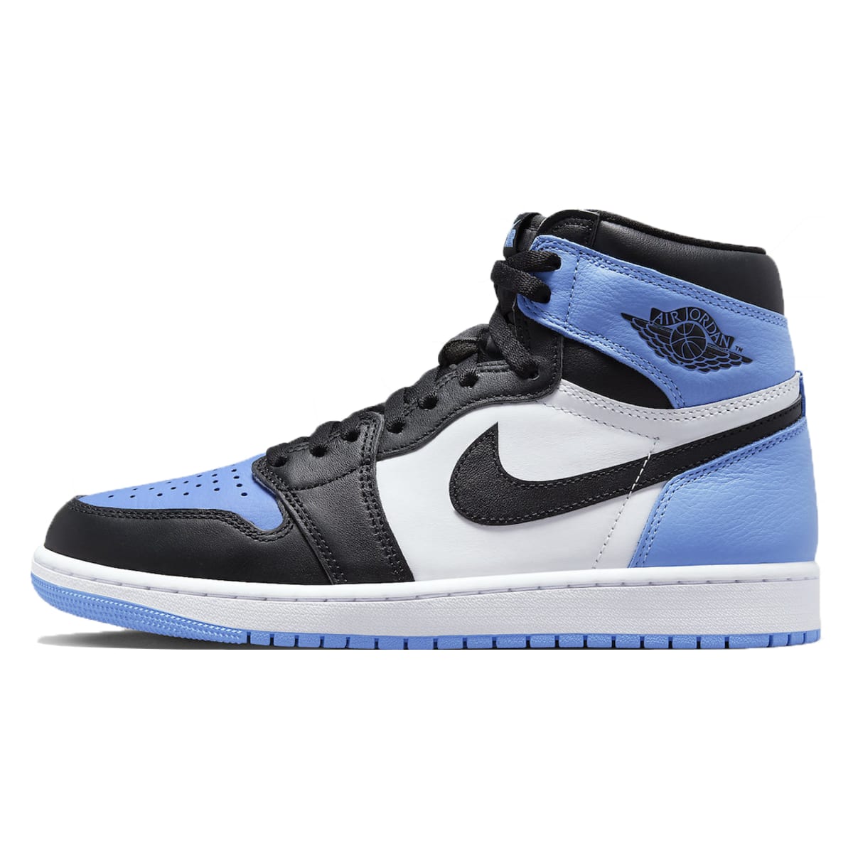 Blue black and white jordan 1 deals