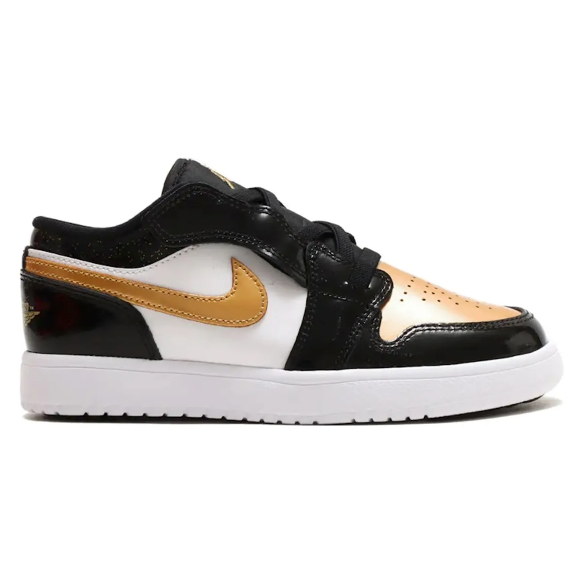 Jordan 1 Low ALT Black Metallic Gold White (PS)