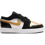 Jordan 1 Low ALT Black Metallic Gold White (PS)