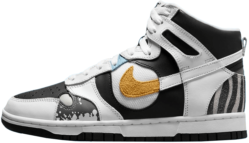 Nike Dunk High See-Thru "Reverse Panda"