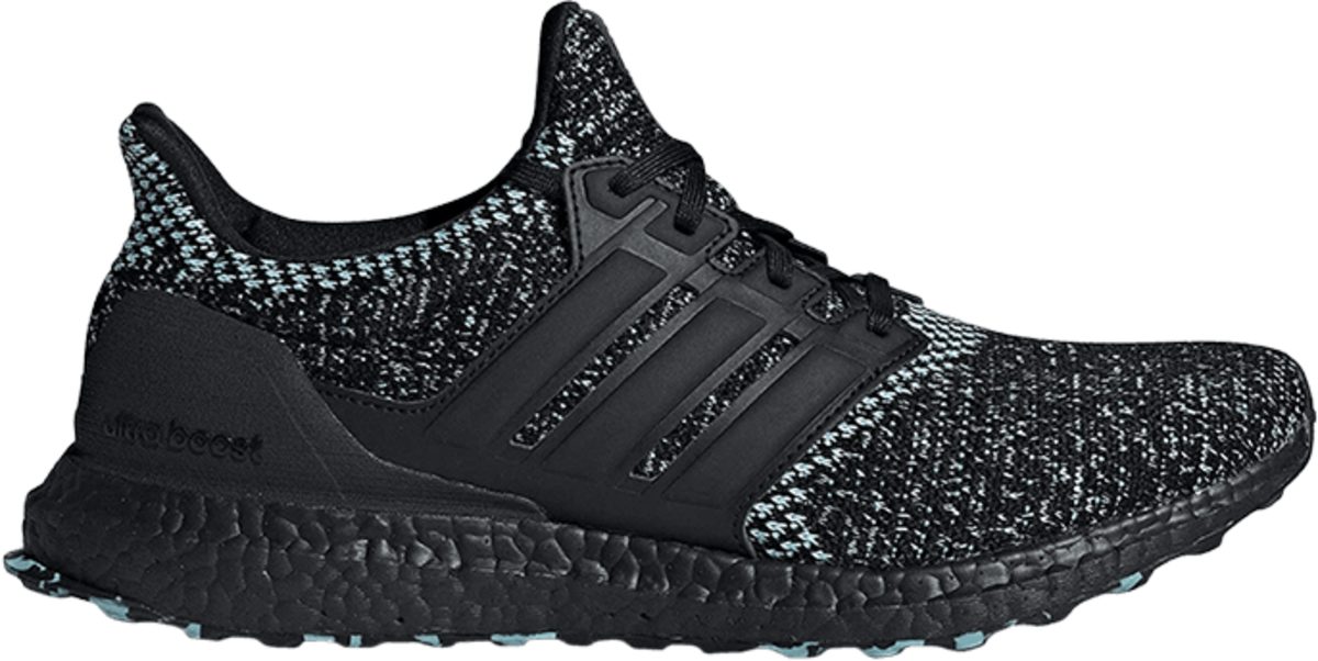 Ultra boost core top black true green