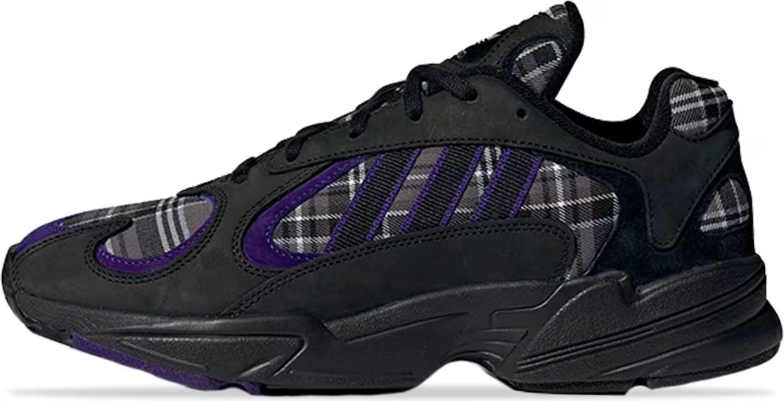 adidas Yung-1 Purple Plaid