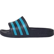 adidas Adilette Aqua Slides Legend Ink Bright Cyan