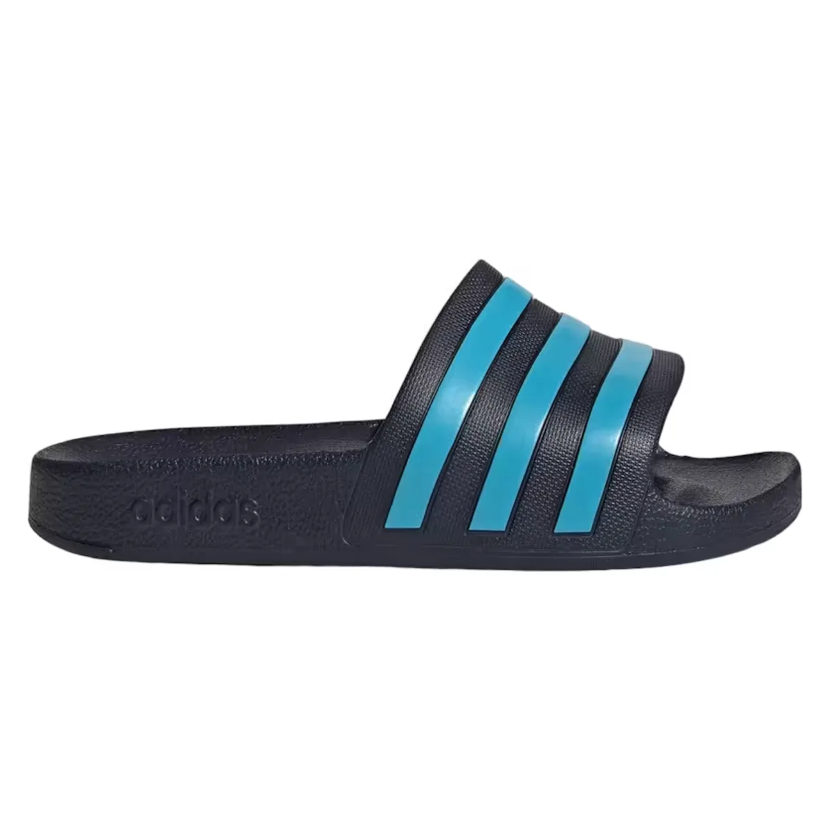 adidas Adilette Aqua Slides Legend Ink Bright Cyan