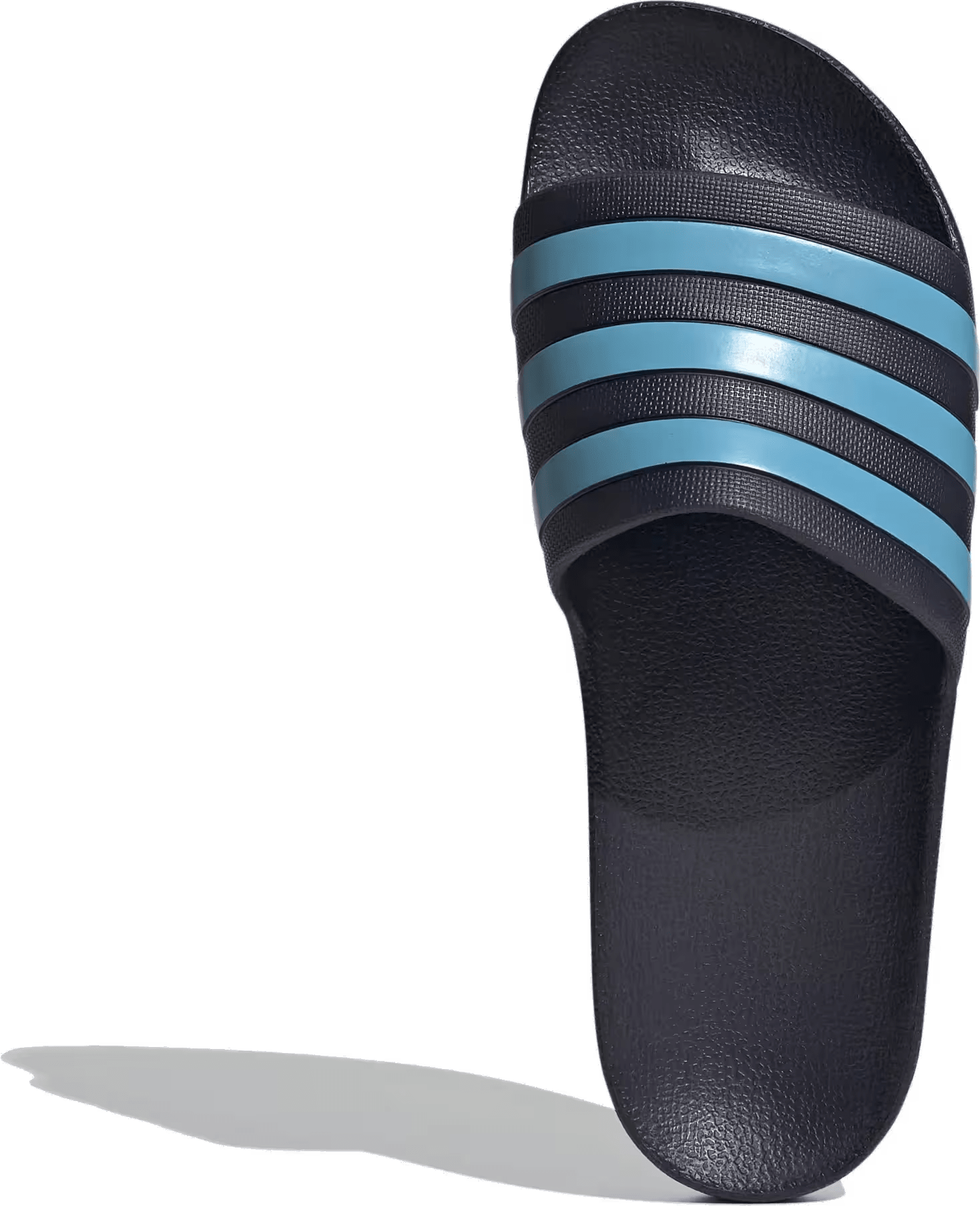 adidas Adilette Aqua Slides Legend Ink Bright Cyan