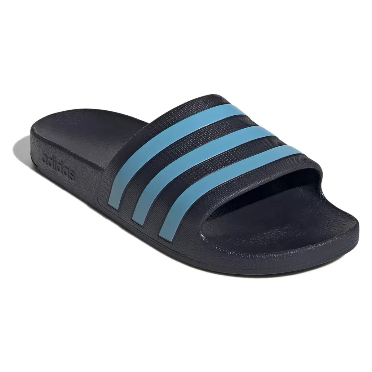 adidas Adilette Aqua Slides Legend Ink Bright Cyan