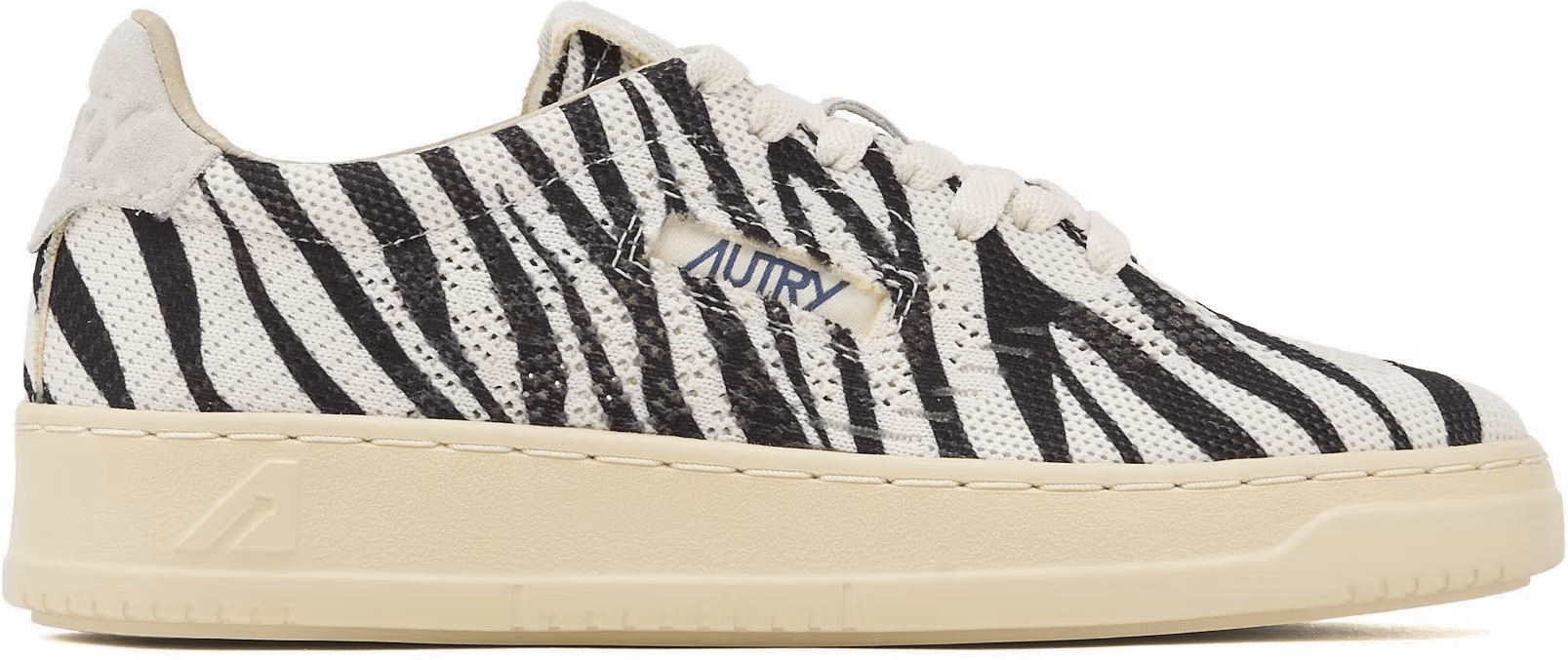 Autry Women's Medalist Easeknit Low "Zebra Print"