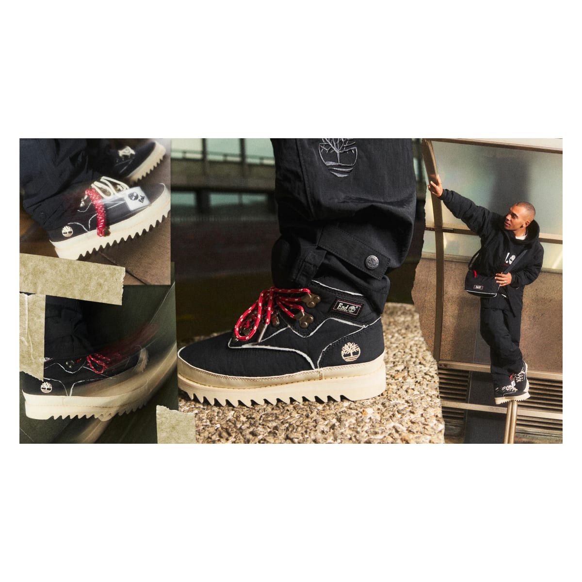 END. x Timberland Euro Hiker Boot "Black"