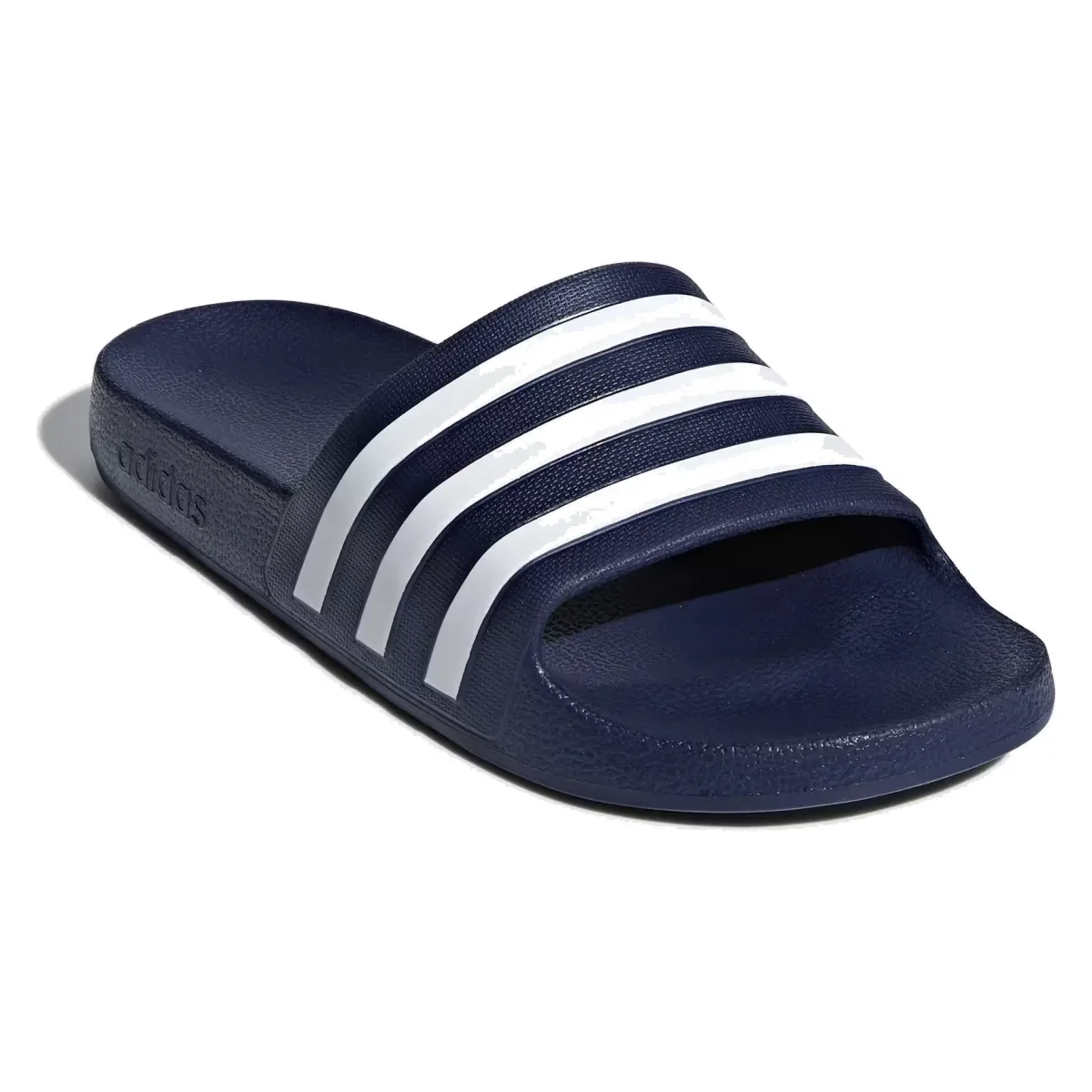 adidas Adilette Aqua Slides Dark Blue Cloud White