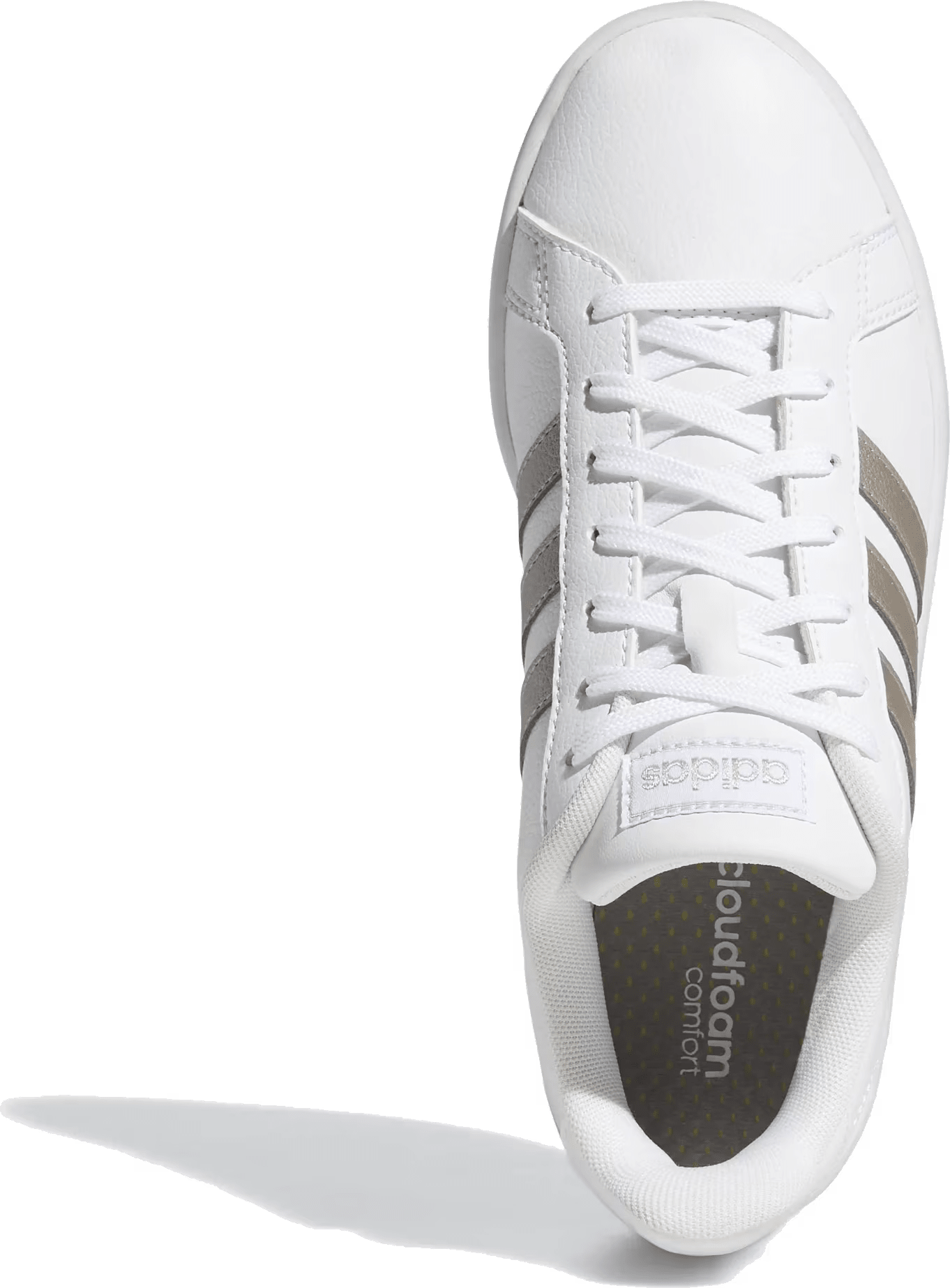 adidas Grand Court White Platinum Metallic (Women's)