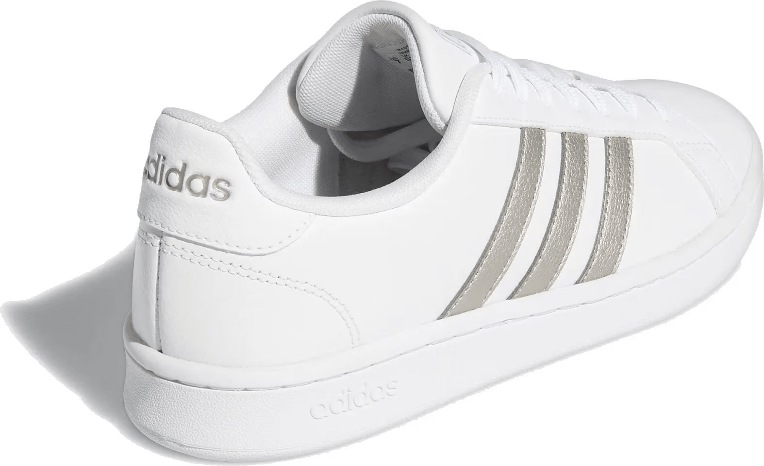 adidas Grand Court White Platinum Metallic (Women's)