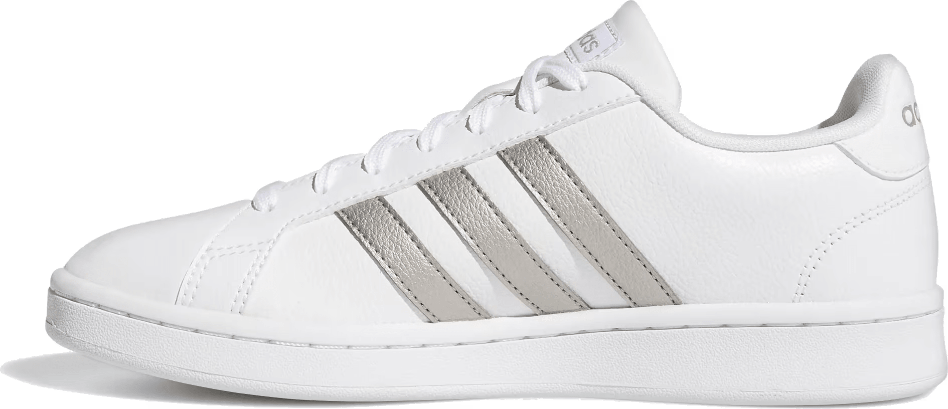 adidas Grand Court White Platinum Metallic (Women's)
