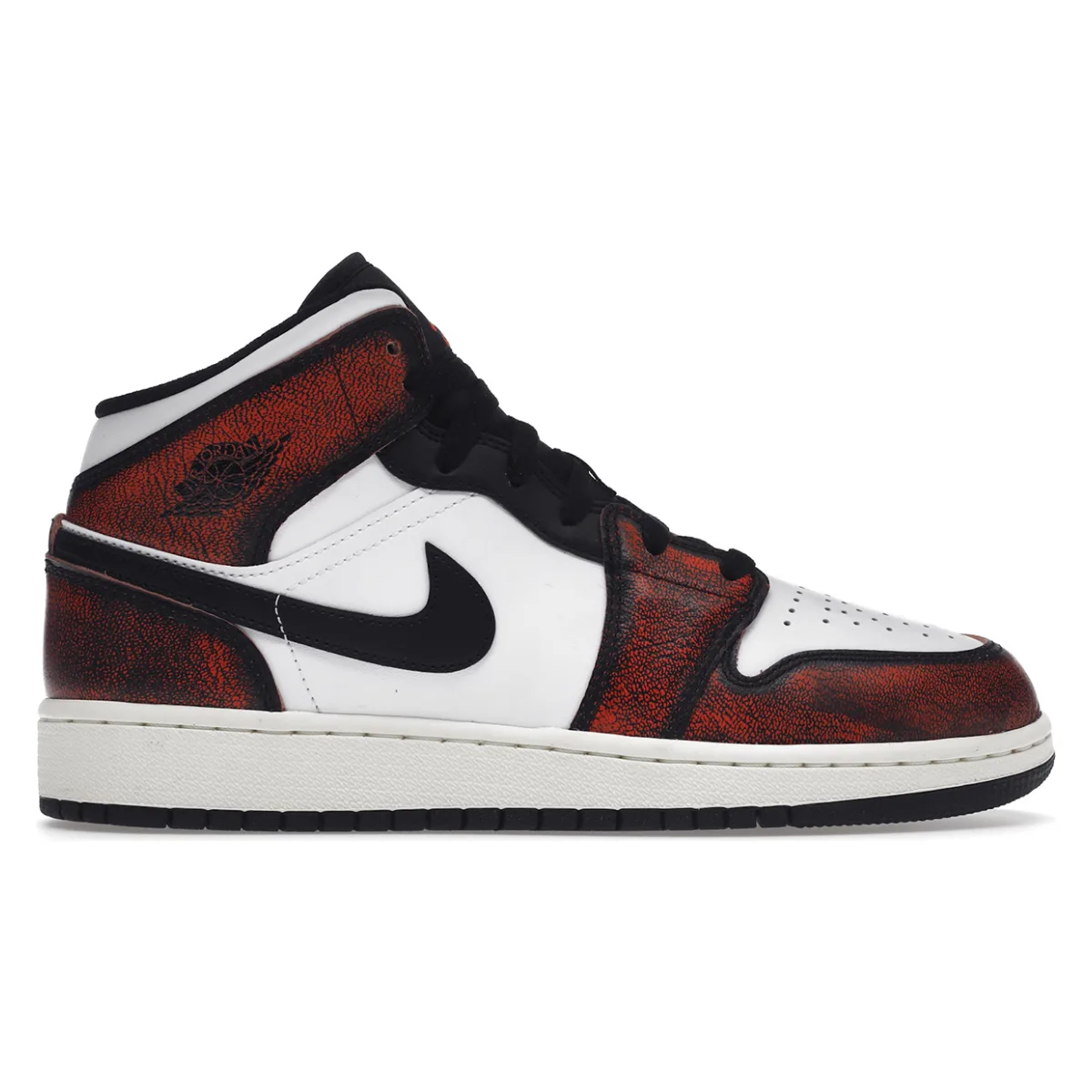 Air Jordan 1 Mid SE GS Black Infrared 23