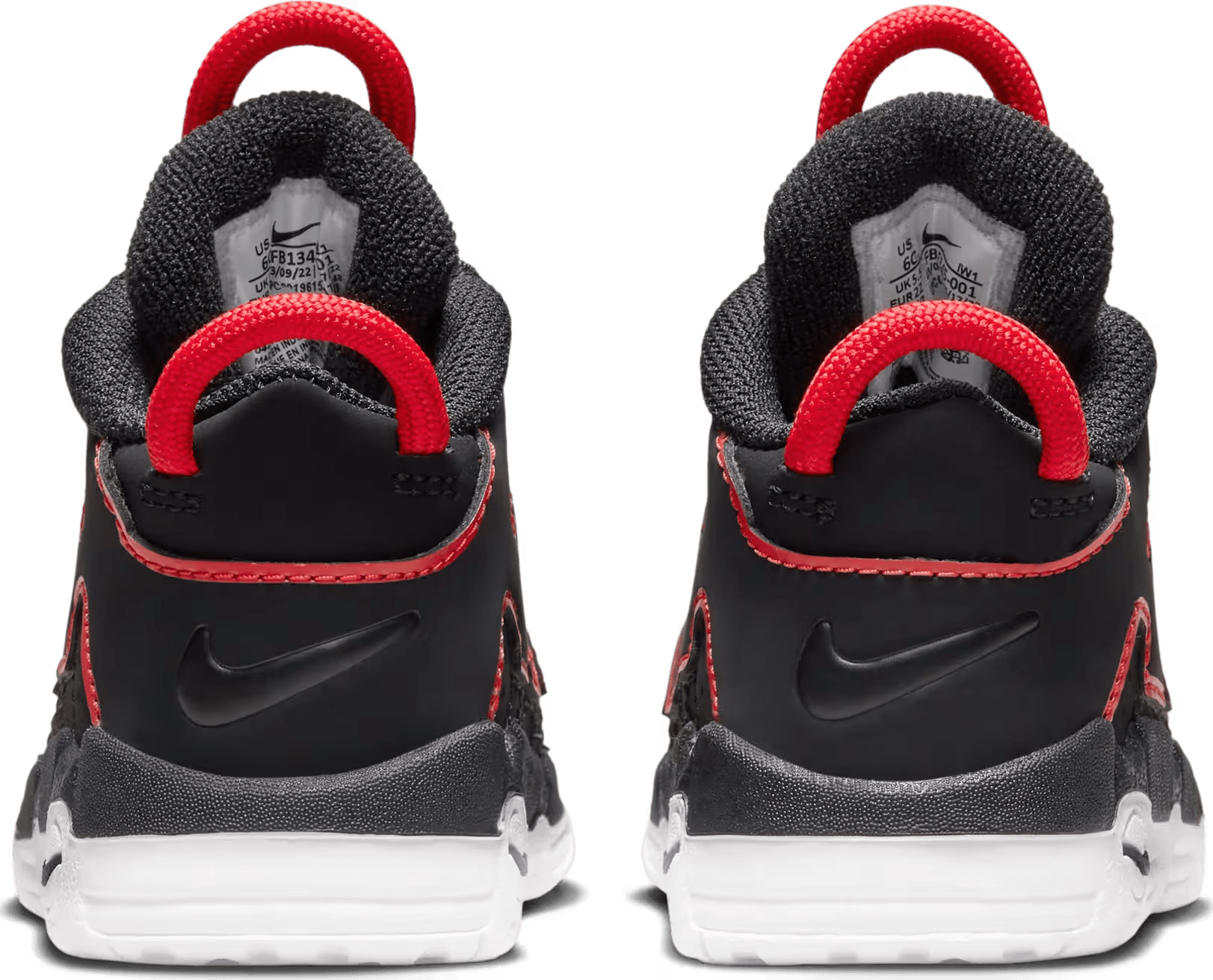 Nike Air More Uptempo 96 Red Toe (TD)
