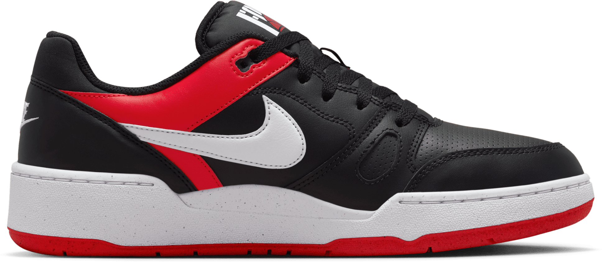 Nike Full Force Low Black University Red White