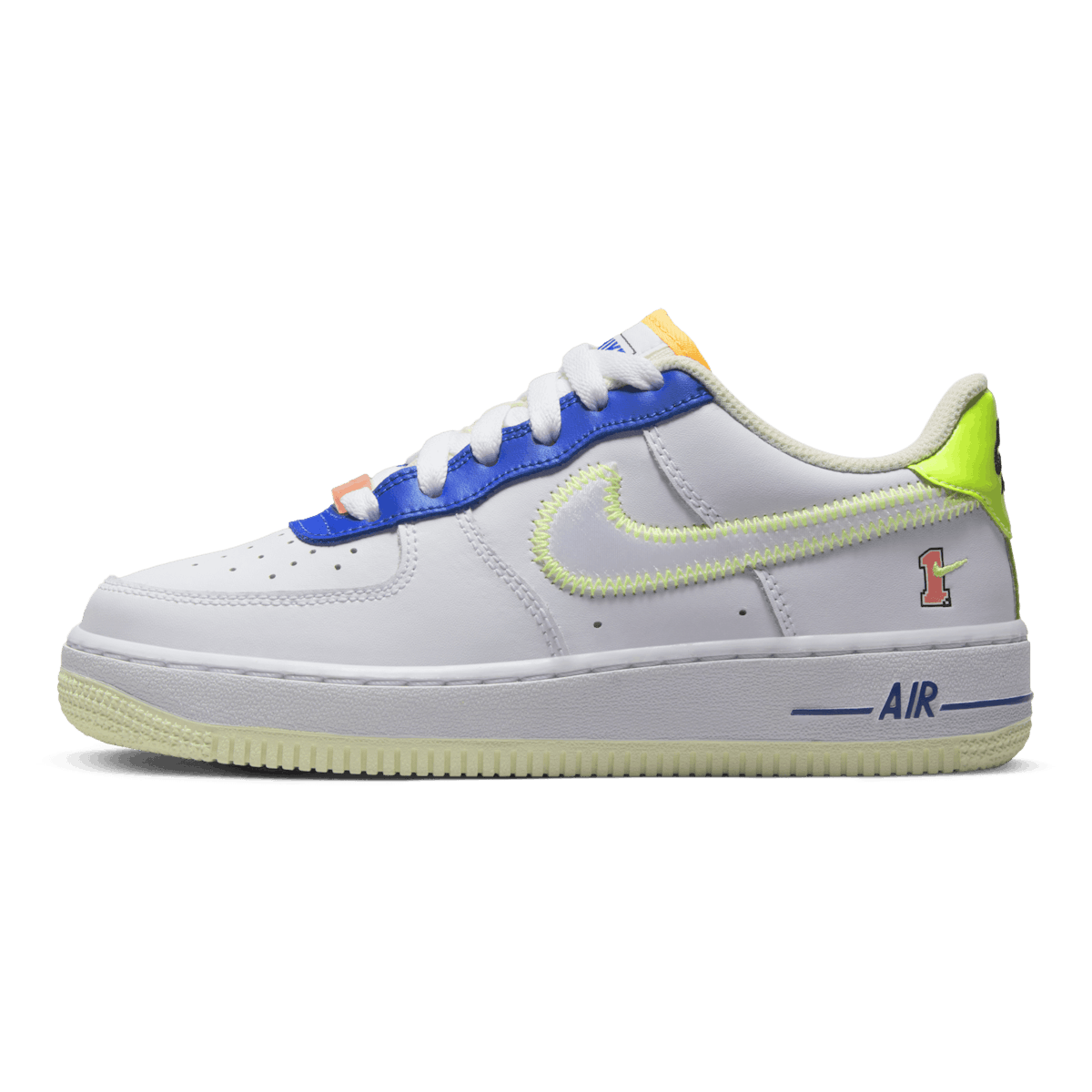 Nike Air Force 1 Low GS Player One White Blue