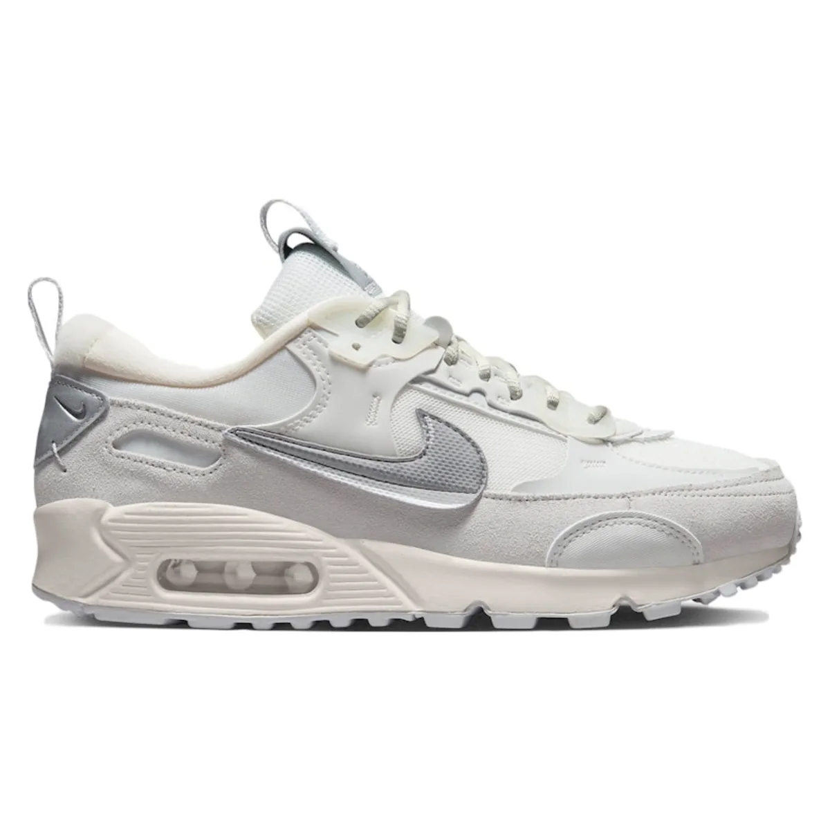 Nike Air Max 90 Futura Summit White Metallic Silver (W)