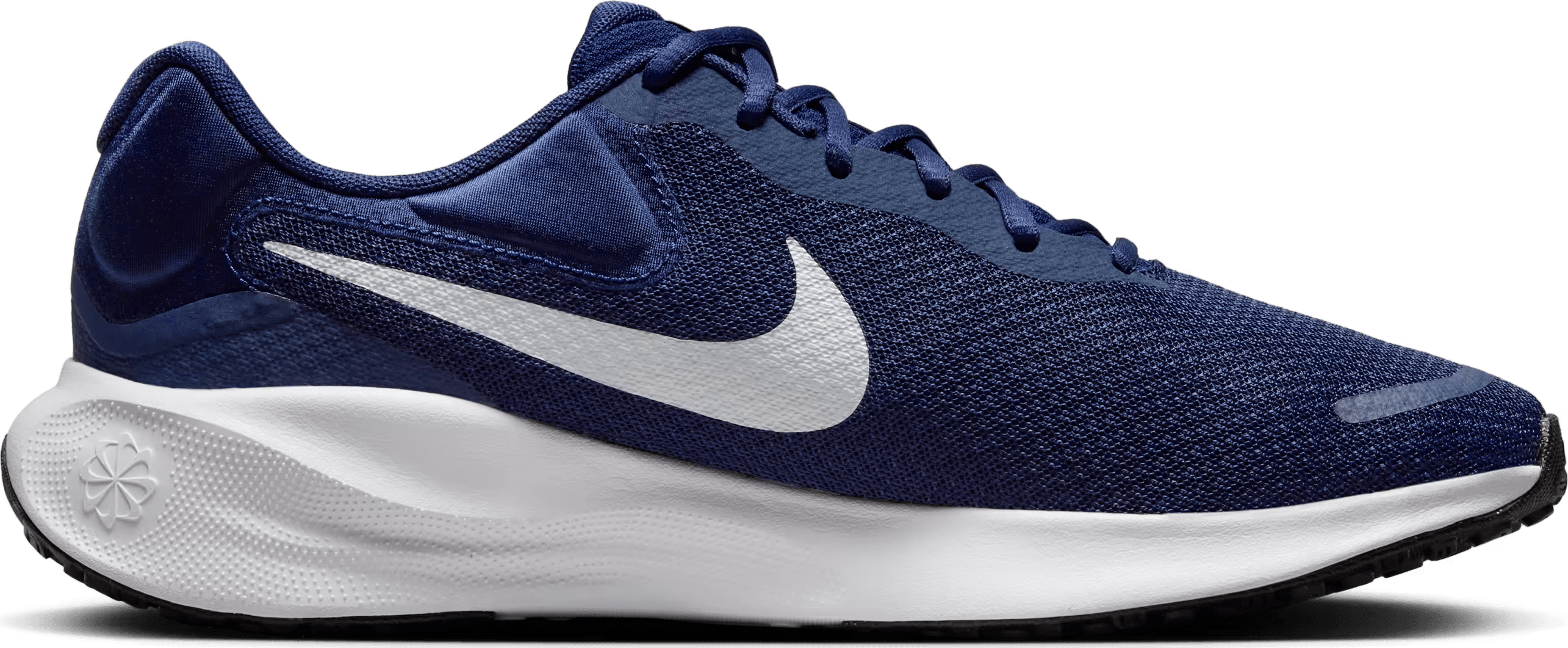 Nike Revolution 7 Midnight Navy Black White Pure Platinum