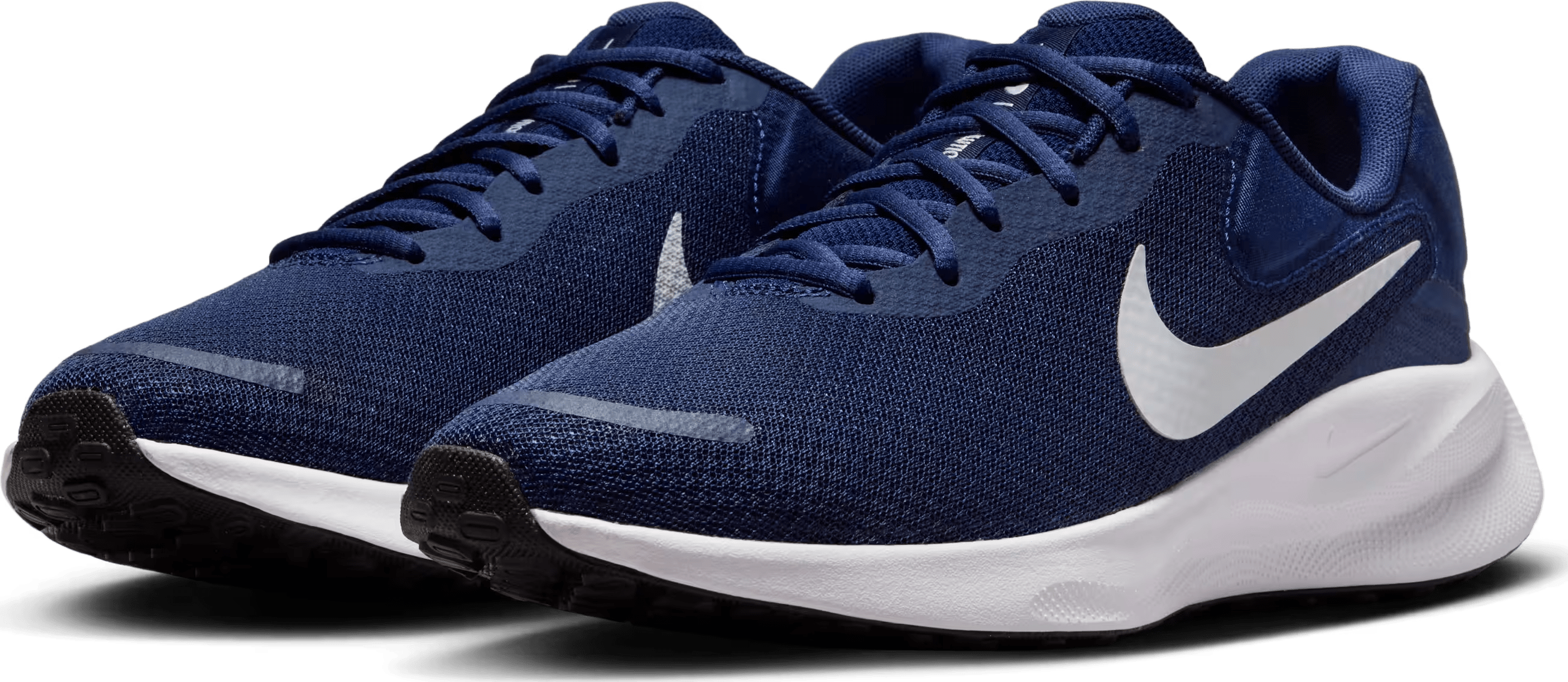 Nike Revolution 7 Midnight Navy Black White Pure Platinum