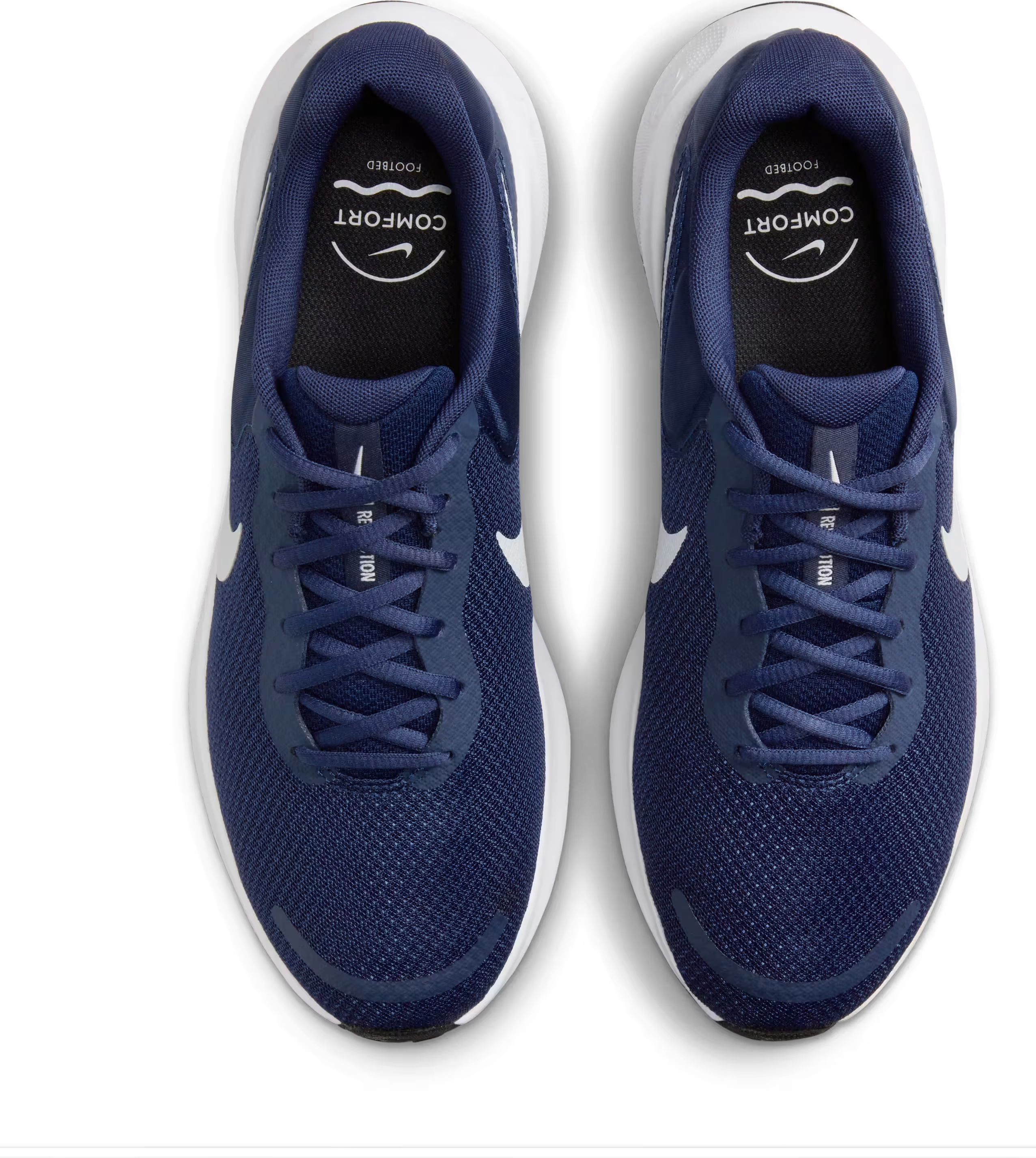 Nike Revolution 7 Midnight Navy Black White Pure Platinum