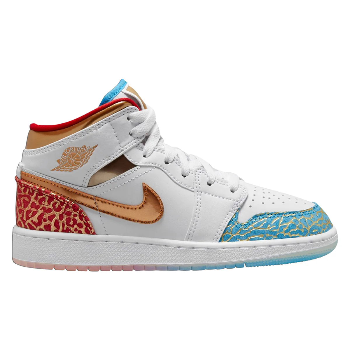 Air Jordan 1 Mid GS "UNC to Chicago"