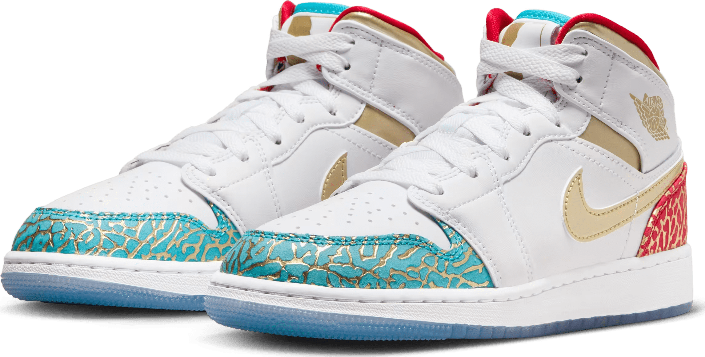 Air Jordan 1 Mid GS "UNC to Chicago"
