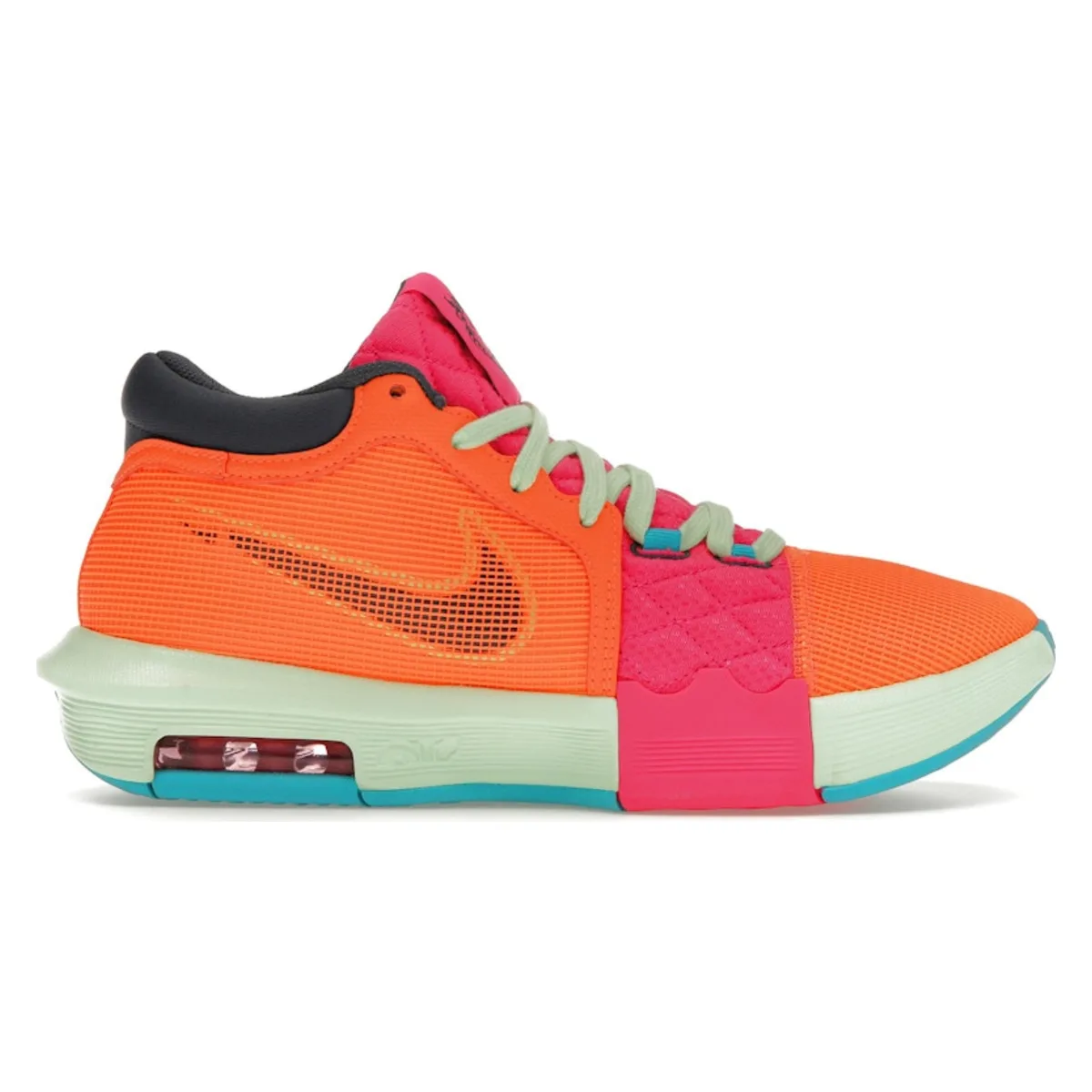 Nike LeBron Witness 8 Total Orange Laser Fuchsia