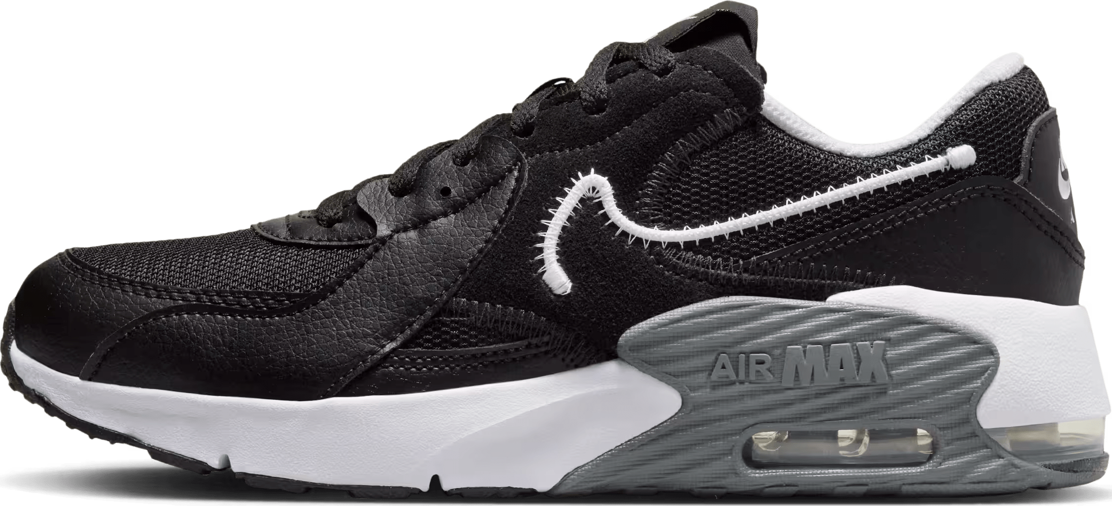 Nike Air Max Excee Black Dark Grey White (GS)
