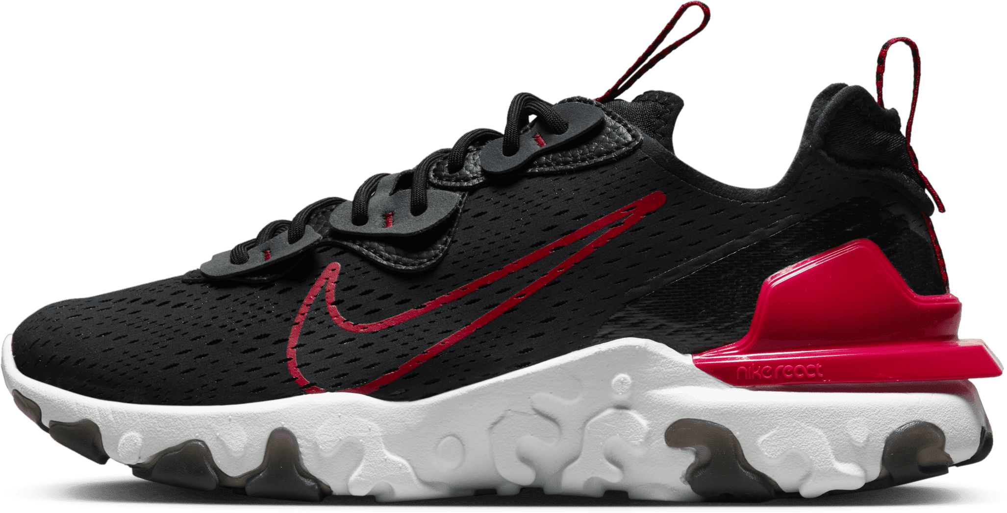 Nike React Vision Black University Red