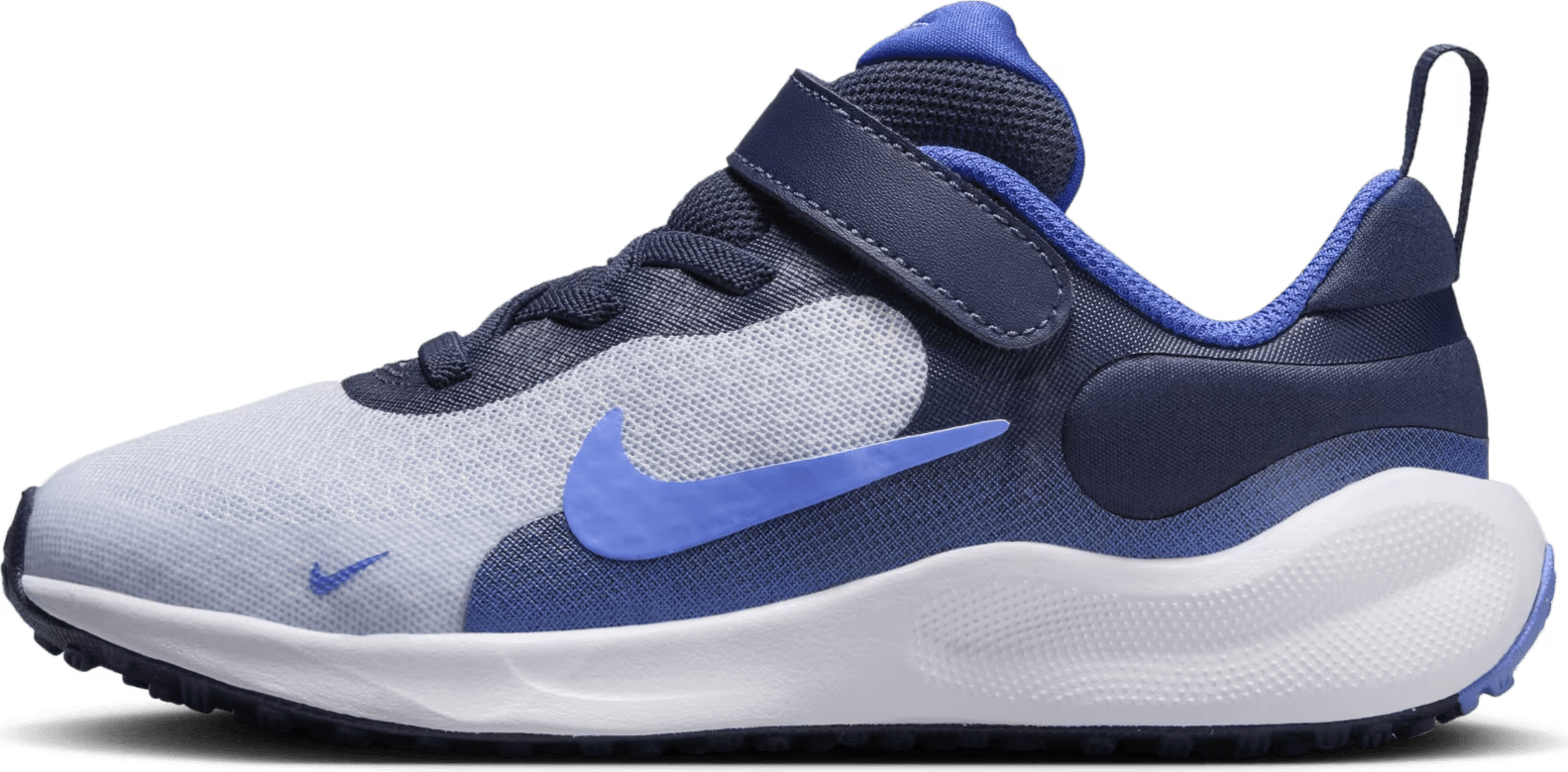 Nike Revolution 7 Football Grey Thunder Blue Astronomy Blue Royal Pulse (PS)