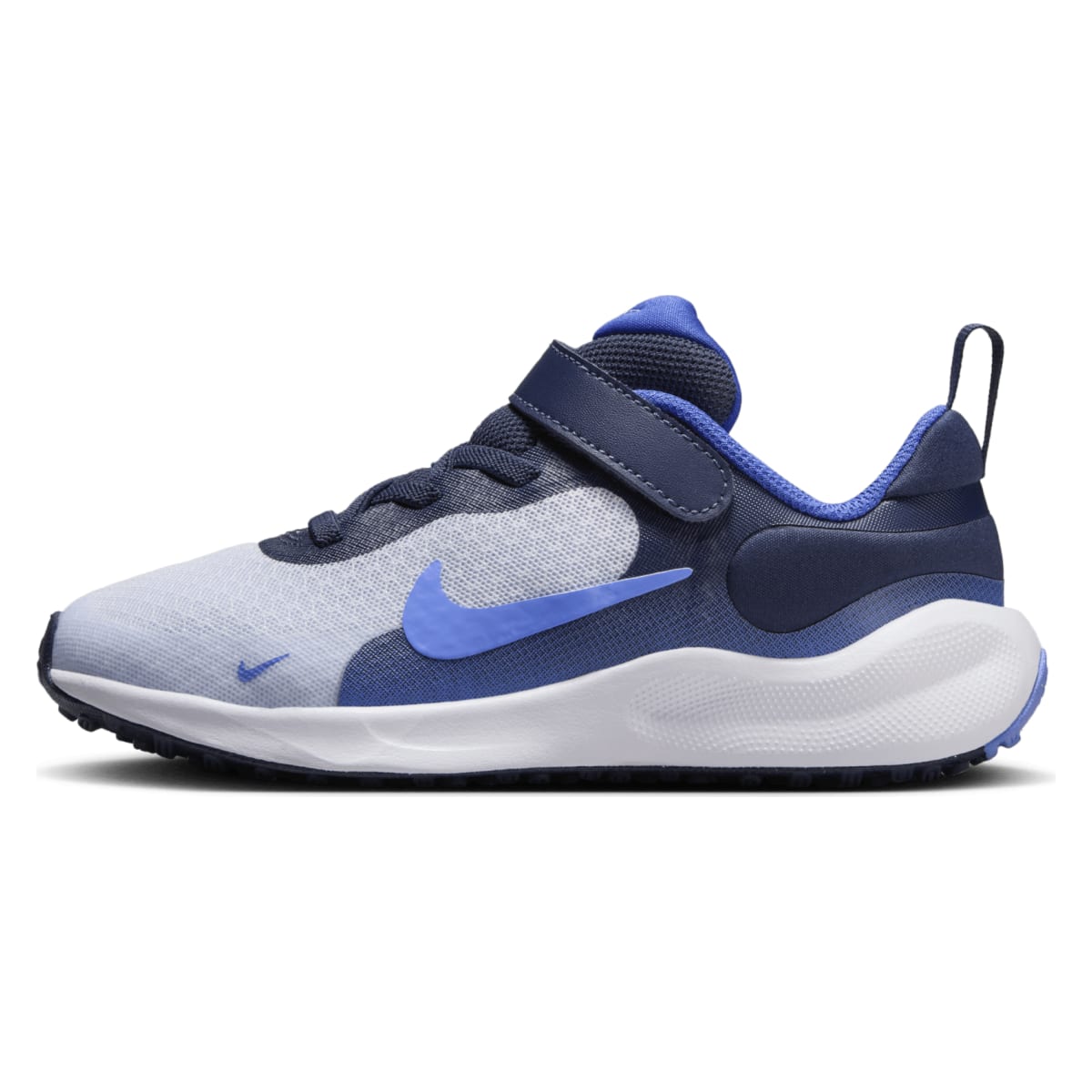 Nike Revolution 7 Football Grey Thunder Blue Astronomy Blue Royal Pulse (PS)