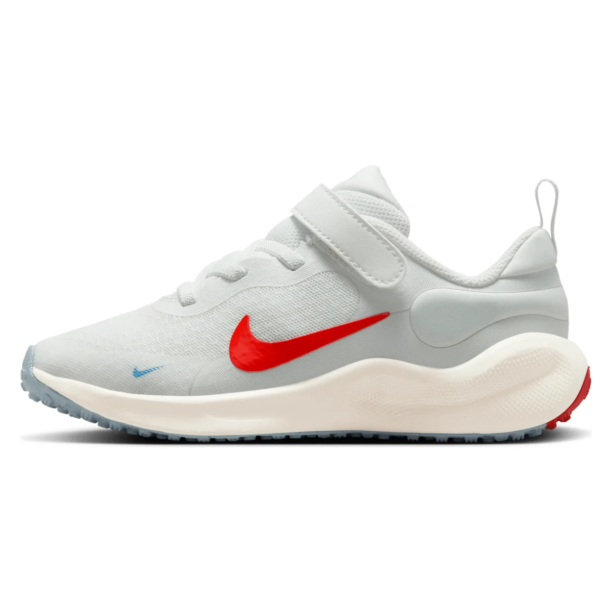 Nike Revolution 7 Summit White Sail Psychic Blue Picante Red (PS)