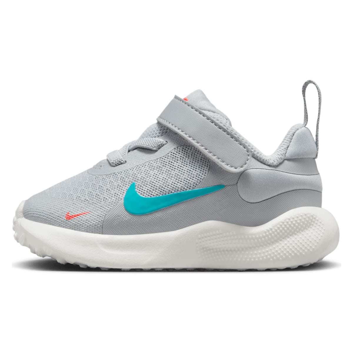 Nike Revolution 7 Wolf Grey Bright Crimson Summit White Dusty Cactus (I)