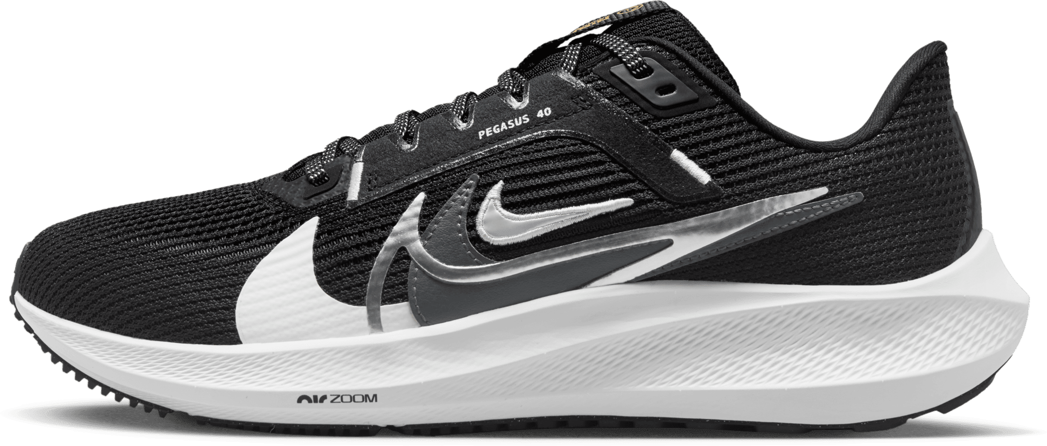 Nike Pegasus 40 Premum Black White Grey (Women's)