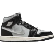 Air Jordan 1 Mid SE Wmns "Black Chrome"