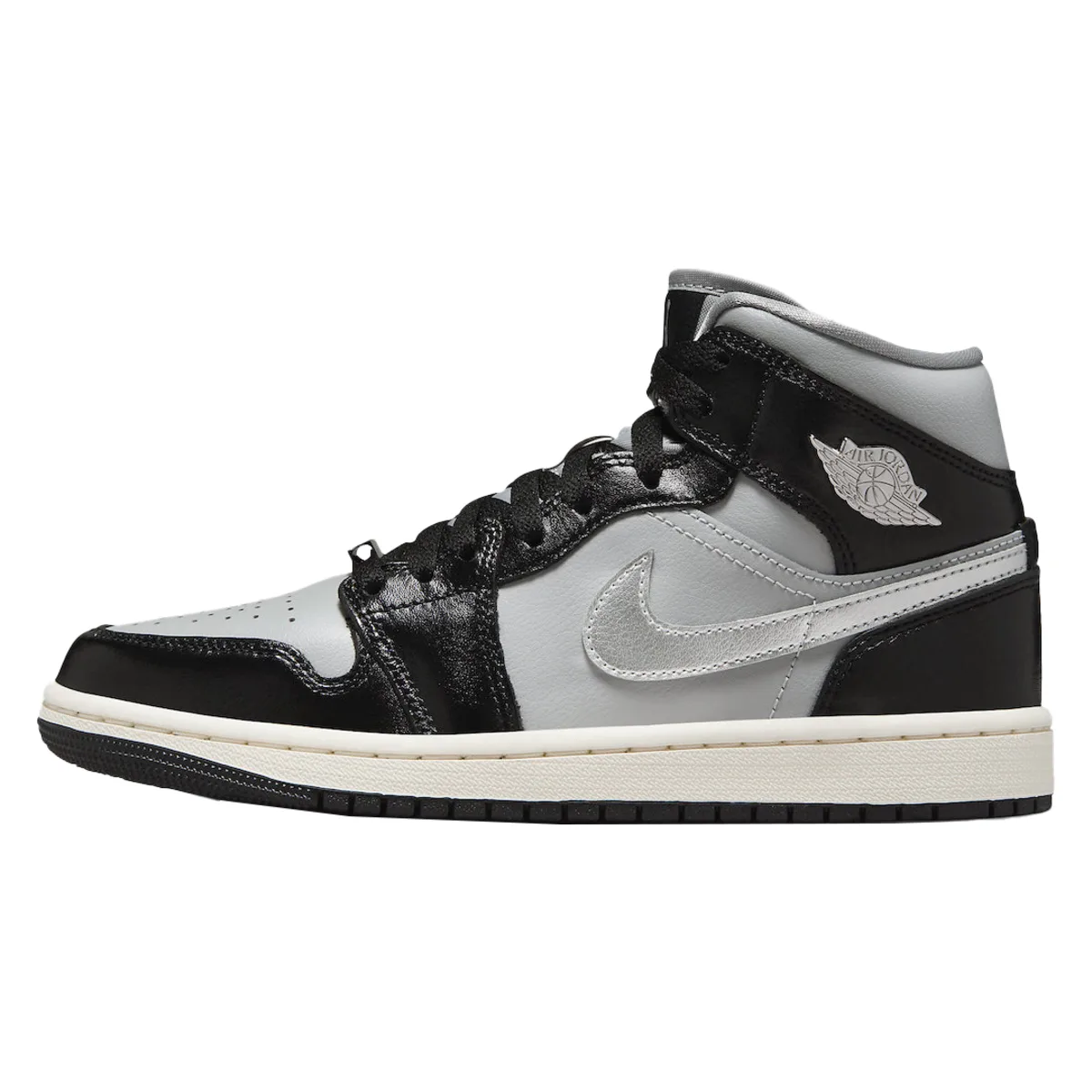 Air Jordan 1 Mid SE Wmns "Black Chrome"