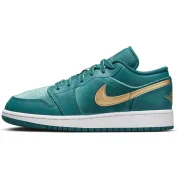 Air Jordan 1 Low SE Velvet GS "Geode Teal Velvet"