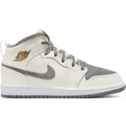 Air Jordan 1 Mid SE PS "Grey Velvet Toe"