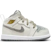 Air Jordan 1 Mid SE TD "Grey Velvet Toe"