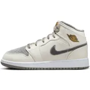 Air Jordan 1 Mid GS SE "Grey Velvet Toe"
