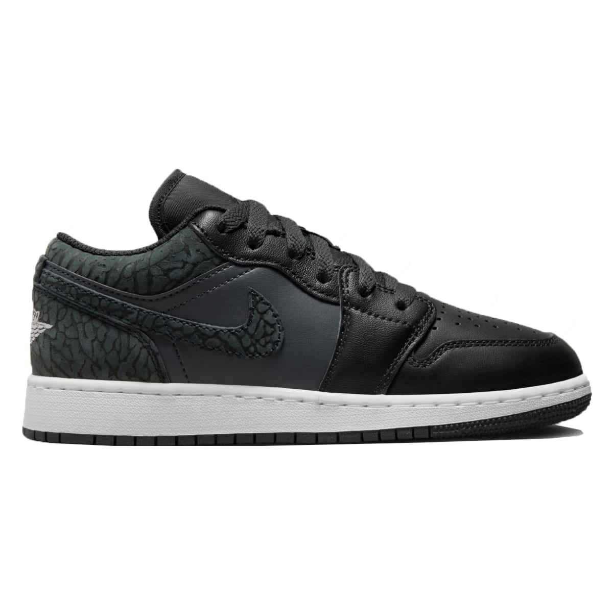 Air Jordan 1 Low SE GS "Black Elephant"