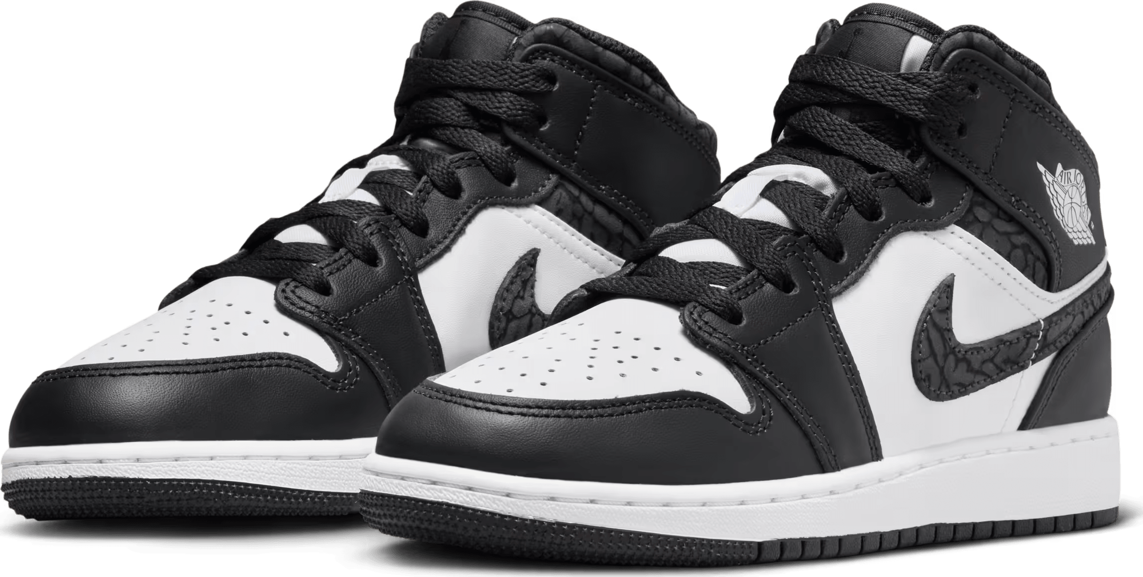 Air Jordan 1 Mid GS SE "Panda Elephant"