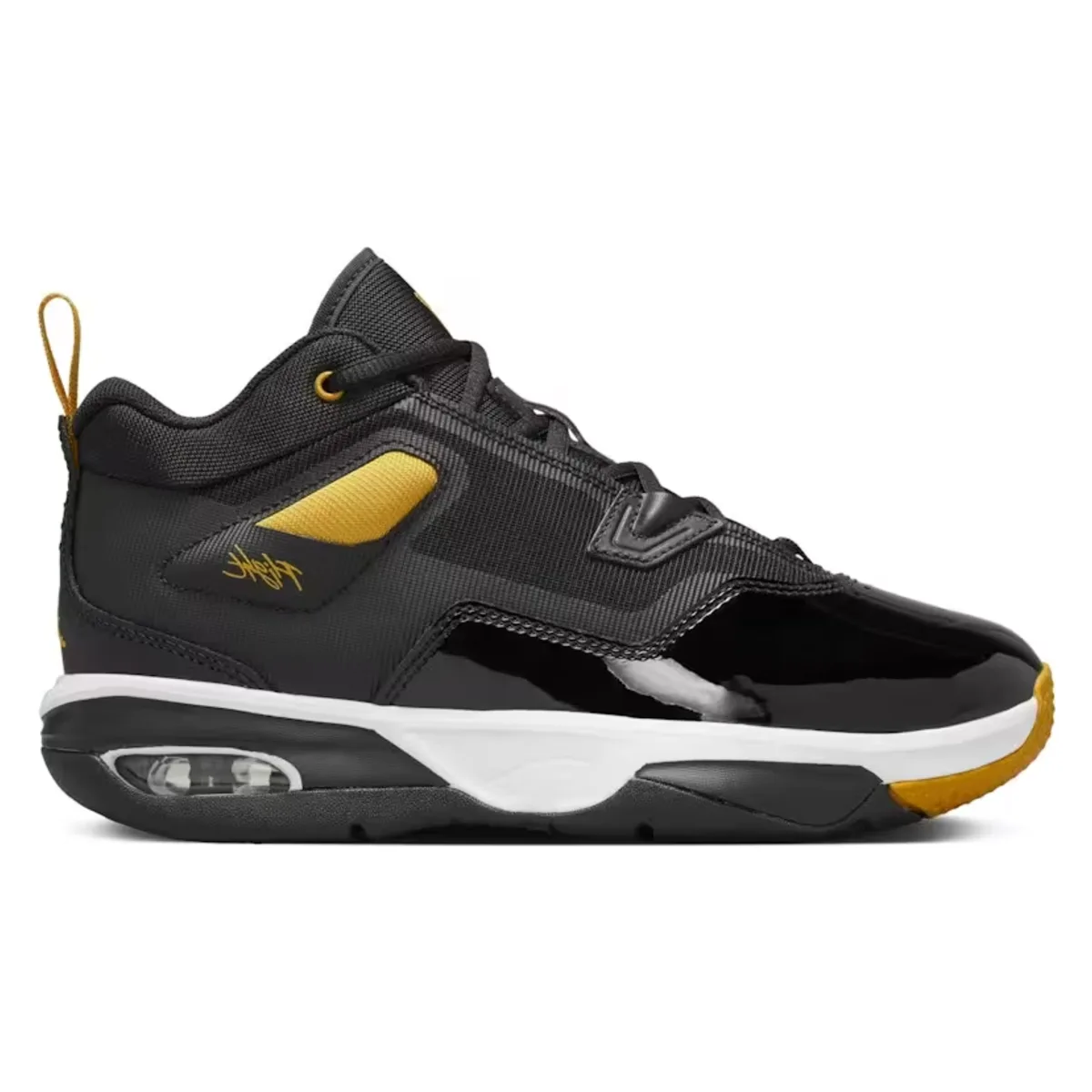 Jordan Stay Loyal 3 Black White Yellow Ochre (GS)