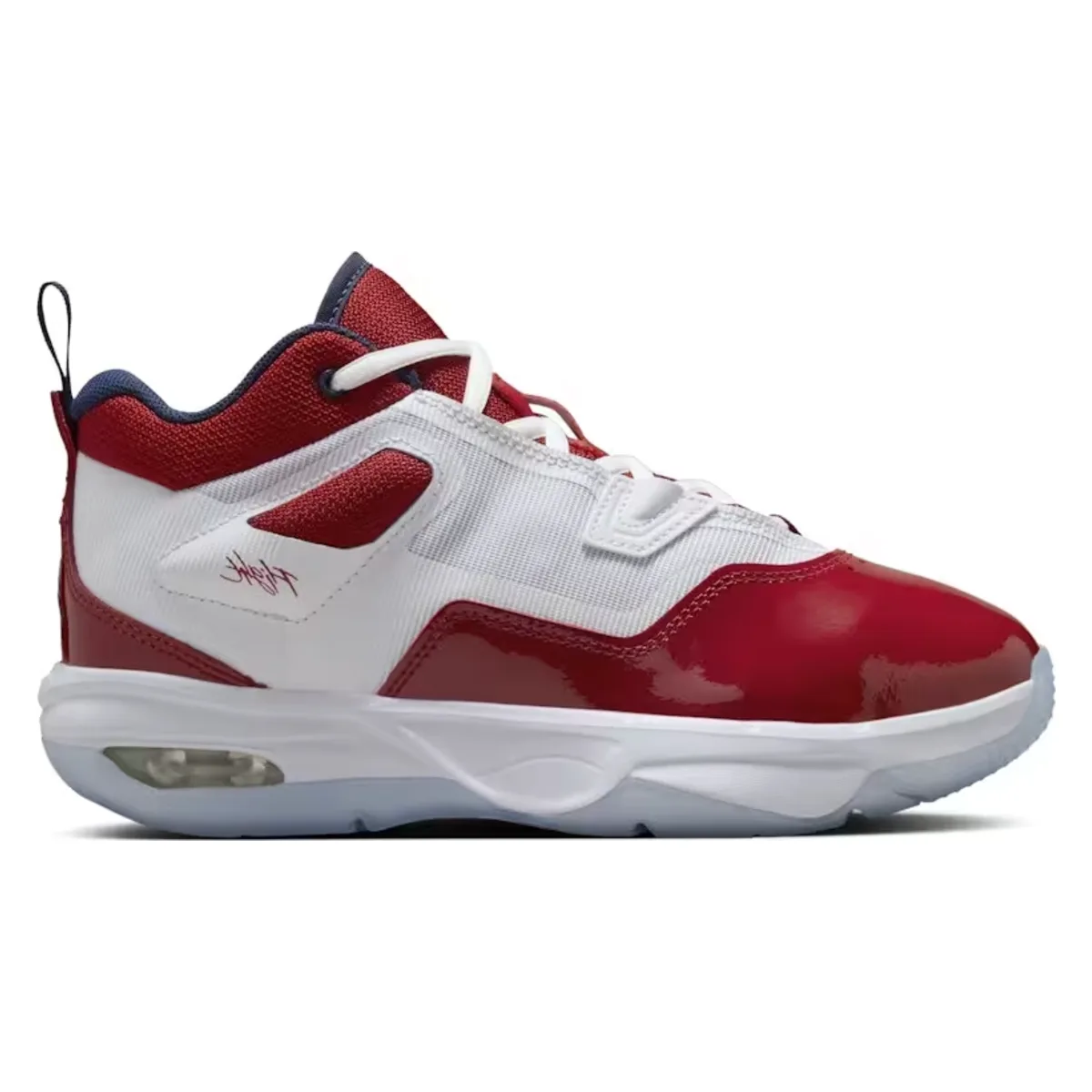 Jordan Stay Loyal 3 White Midnight Navy Varsity Red (GS)