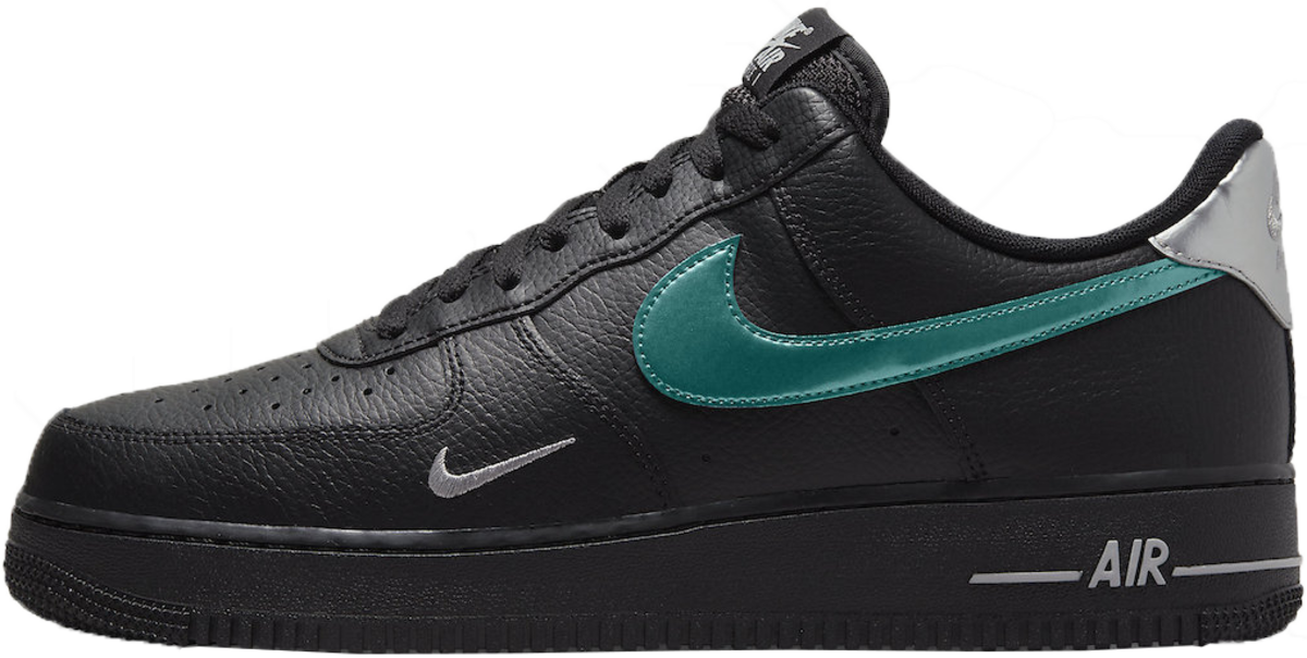 Baby blue and black air online force 1
