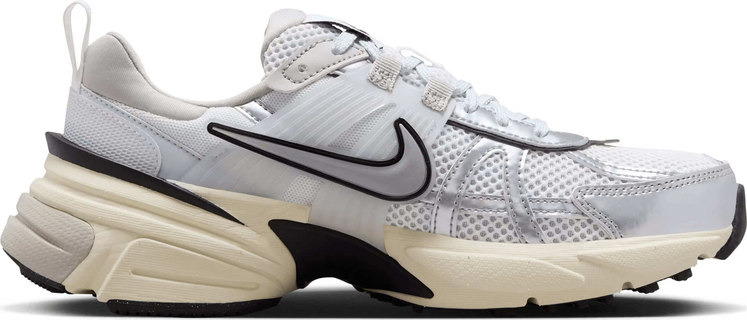 Nike V2K Run Wmns "Summit White Metallic Silver"