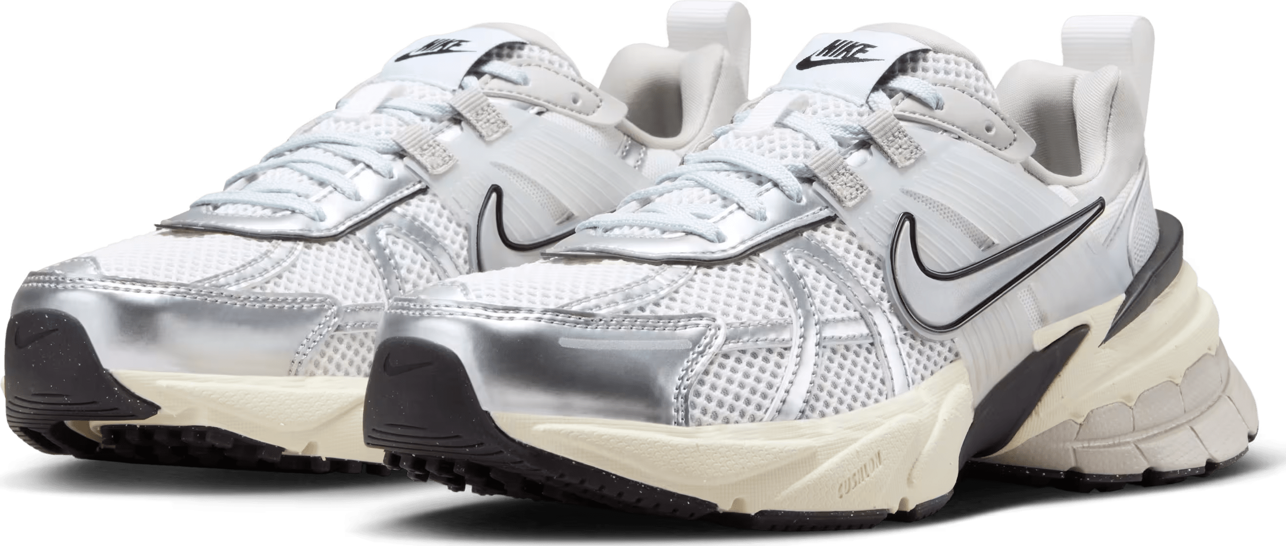 Nike V2K Run Wmns "Summit White Metallic Silver"